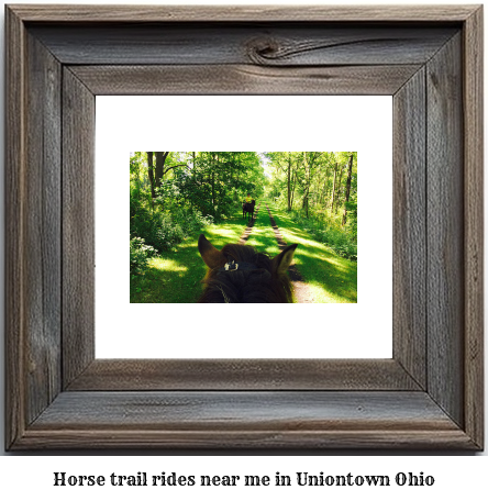 horse trail rides near me in Uniontown, Ohio